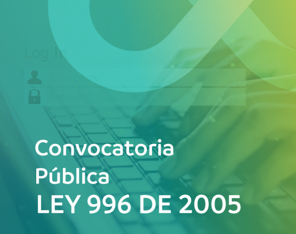 Convocatoria Pública Registro Proveedores – Ley 996 de 2005